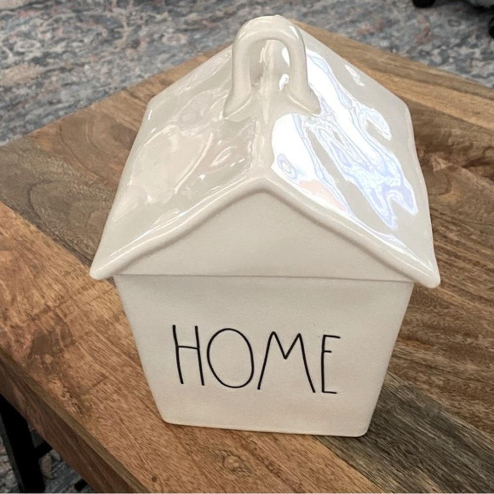 Rae Dunn HOME House Cookie Jar Canister - Picture 1 of 10